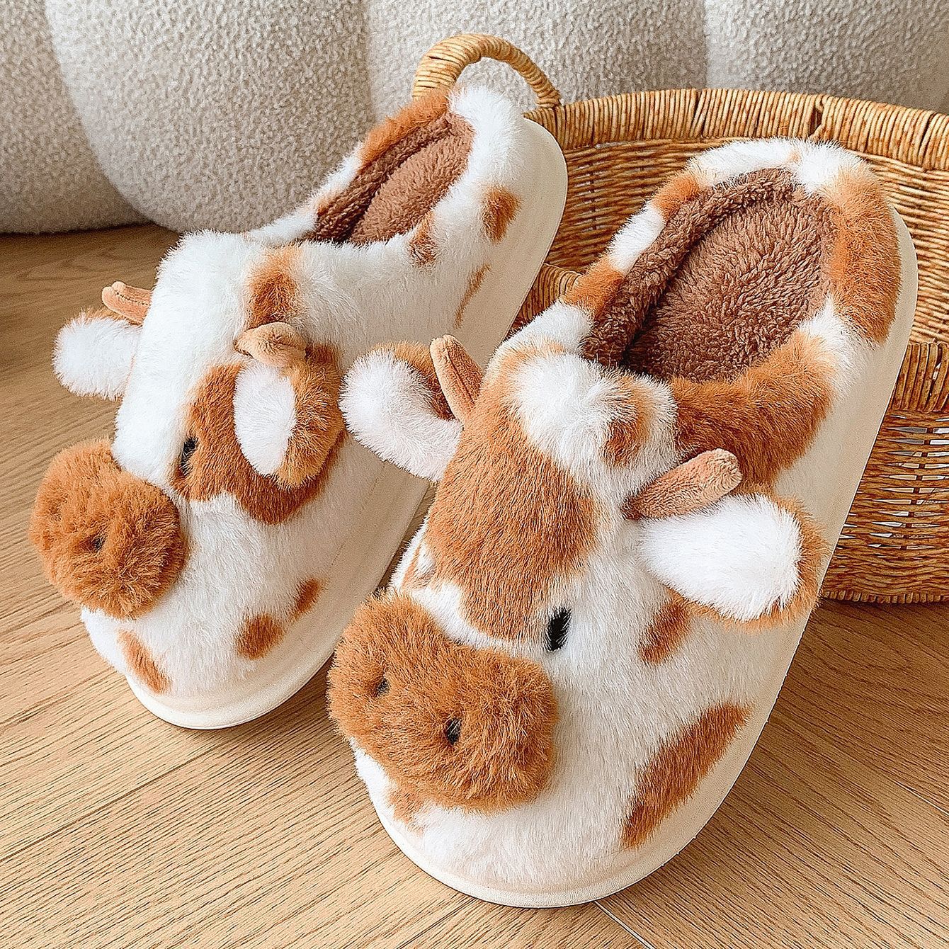 Cozy Cow Slippers