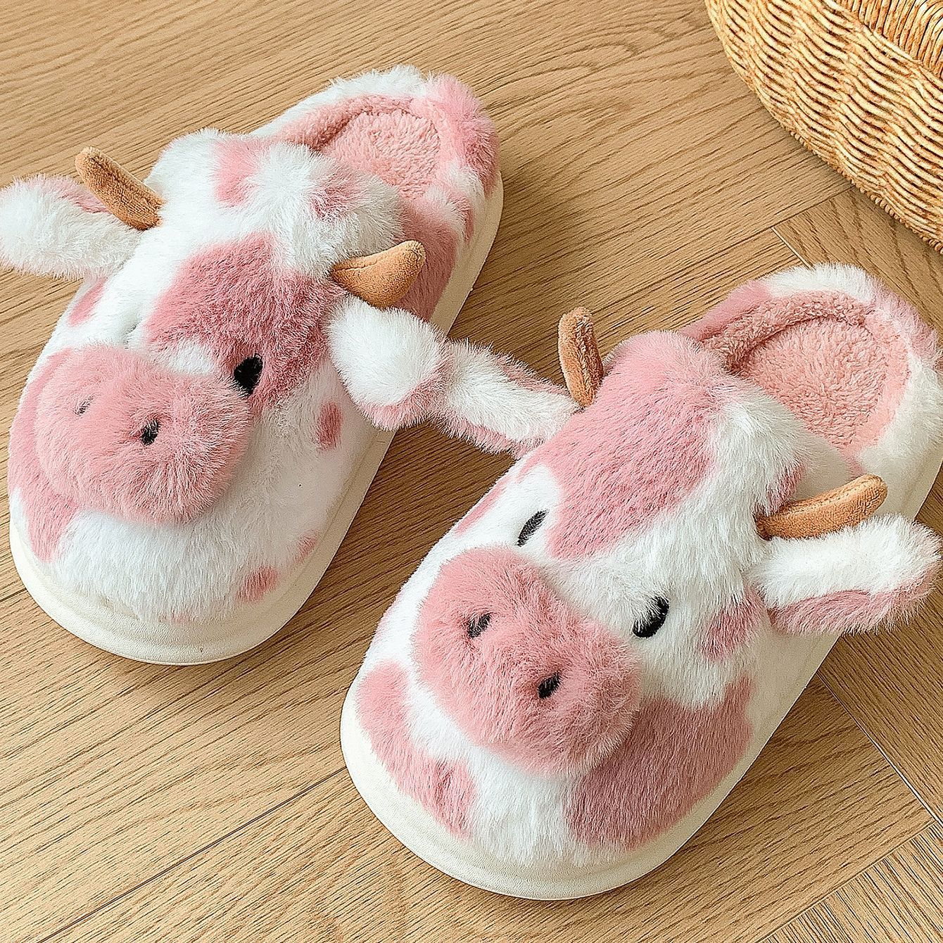 Cozy Cow Slippers