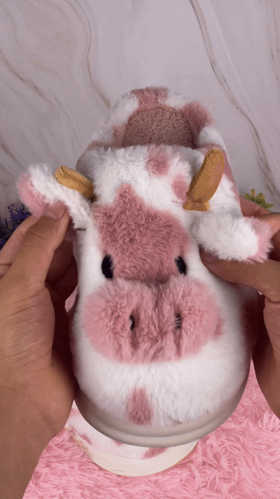Cozy Cow Slippers